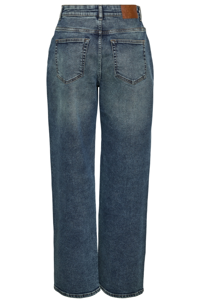 Noisy may blauwe dames jeans | Achteraanzicht