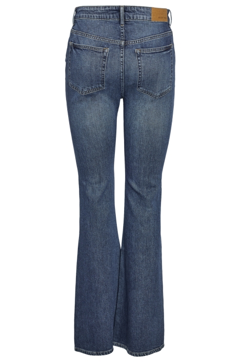 Noisy may blauwe dames jeans | Achteraanzicht