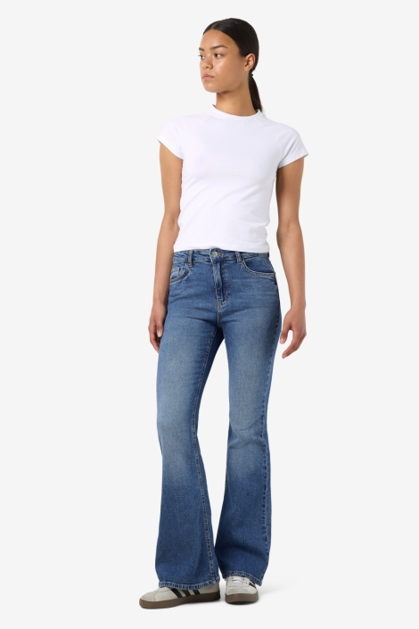 Noisy may blauwe dames jeans | Model