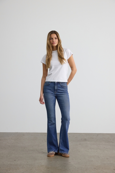 Noisy may blauwe dames jeans | Model