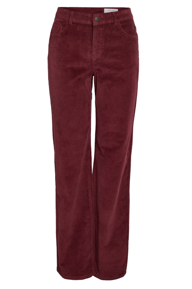 Noisy may bordeaux dames broek | Vooraanzicht