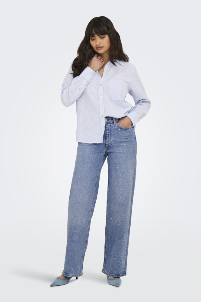 Only blauwe dames jeans | Model