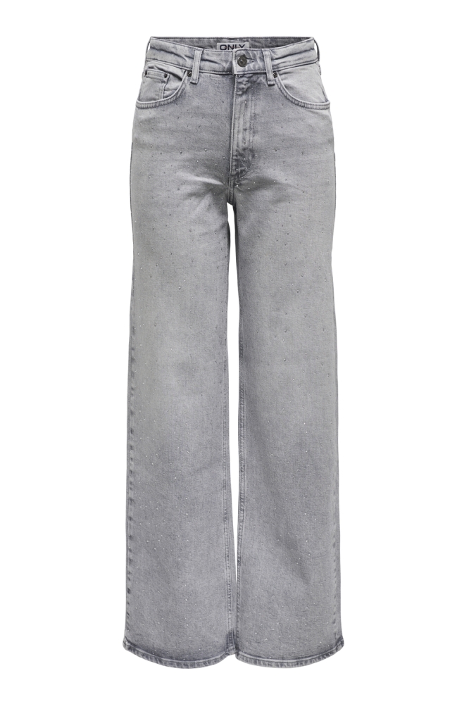 Only grijze dames jeans | Vooraanzicht