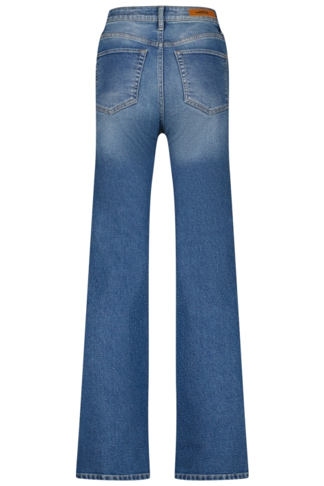 Raizzed blauwe dames jeans | Achteraanzicht