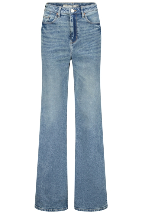 Raizzed blauwe dames jeans | Vooraanzicht