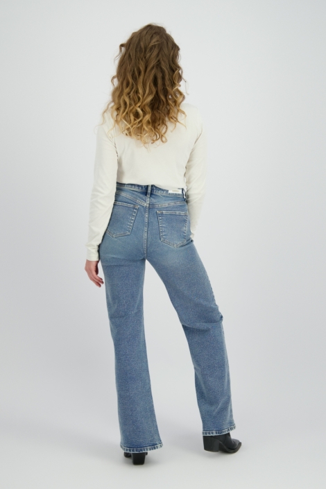 Raizzed blauwe dames jeans | Model