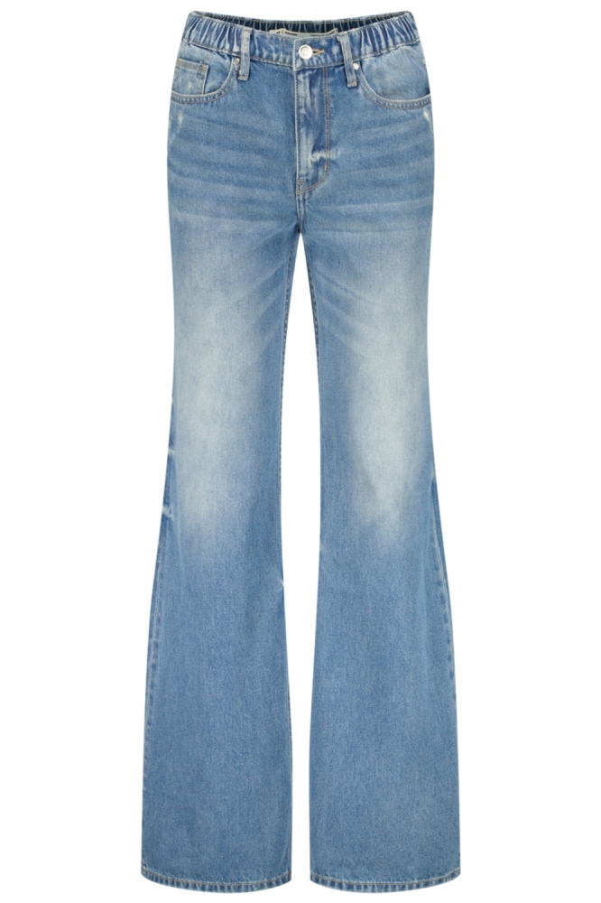 Raizzed blauwe dames jeans | Vooraanzicht