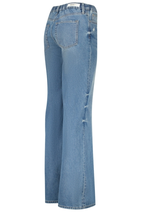 Raizzed blauwe dames jeans | Zijaanzicht