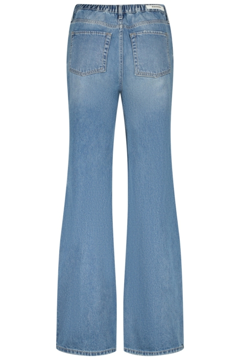 Raizzed blauwe dames jeans | Achteraanzicht
