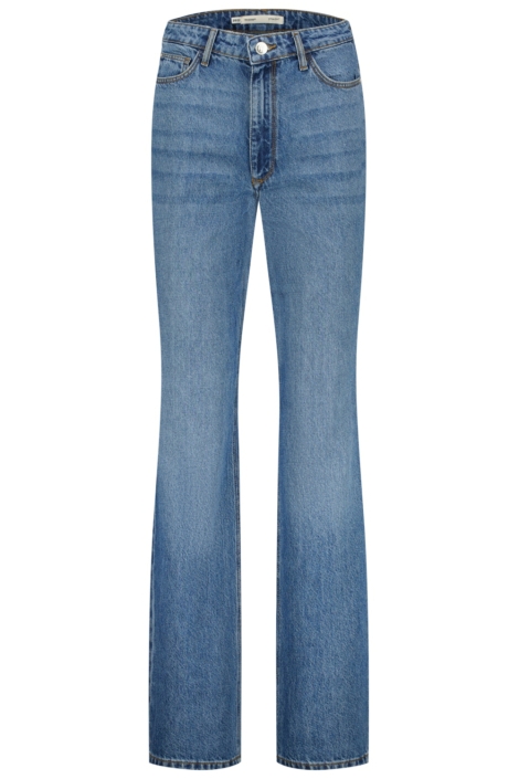 Raizzed blauwe dames jeans | Vooraanzicht