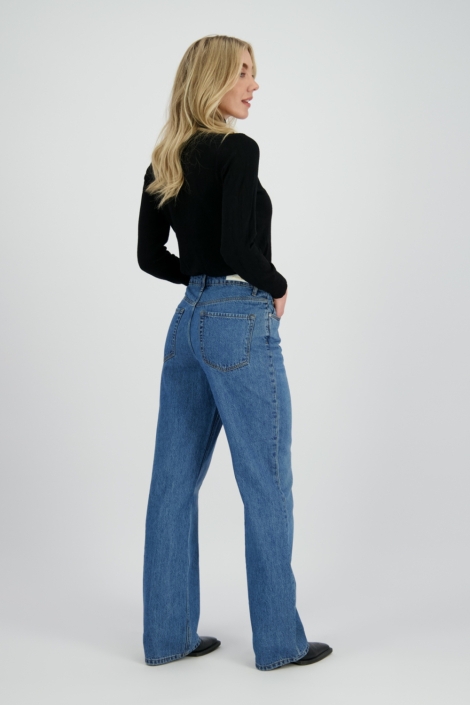 Raizzed blauwe dames jeans | Model