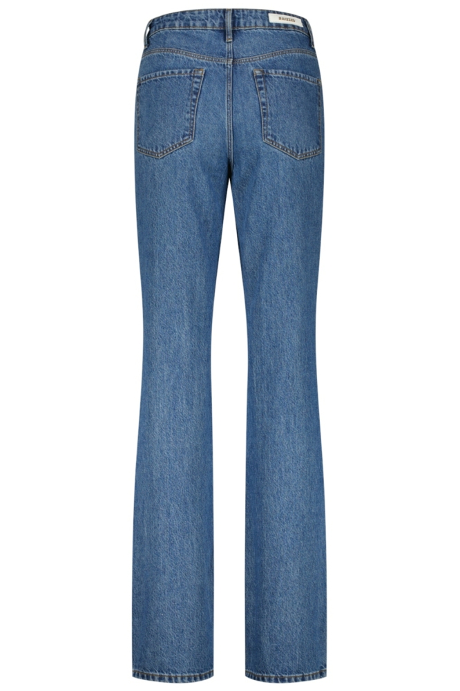 Raizzed blauwe dames jeans | Achteraanzicht