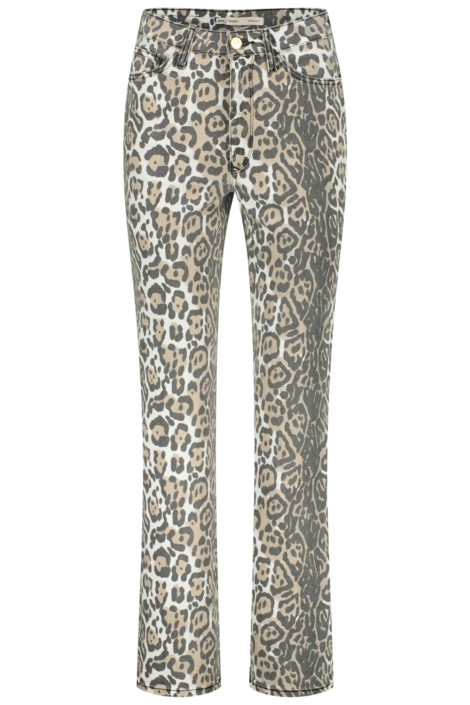 Raizzed zand dames jeans | Vooraanzicht