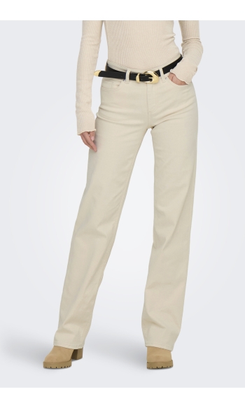 ONLBLUSH MID STRAIGHT DNM DOT NOOS 15337793 Ecru