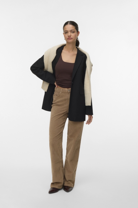 Vero Moda beige dames broek | Model