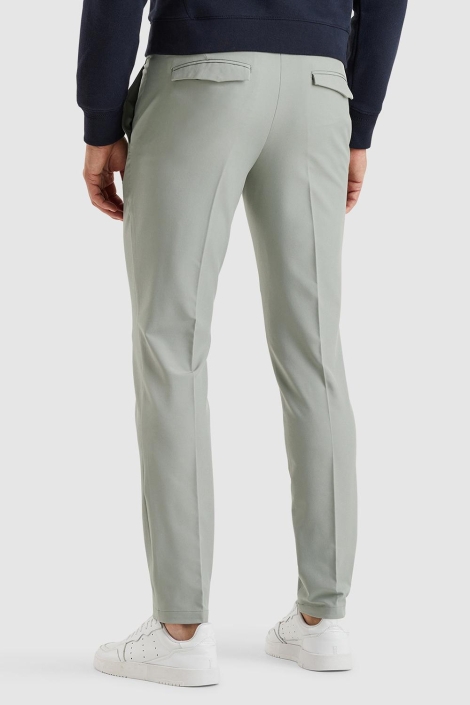 Cast Iron beige heren broek | Model achteraanzicht