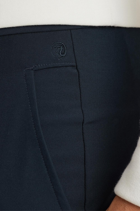 Cast Iron blauwe heren broek | Close up