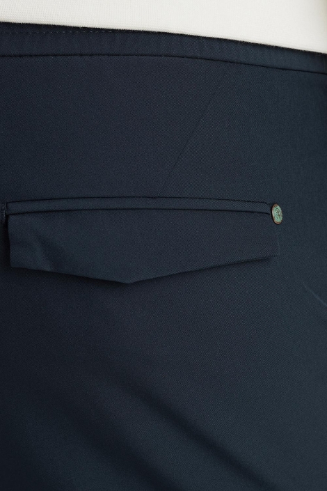 Cast Iron blauwe heren broek | Close up