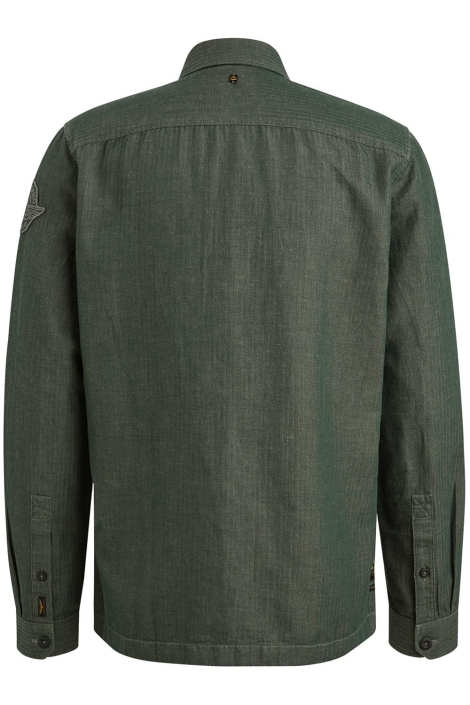 PME legend groene heren overhemd | Achteraanzicht