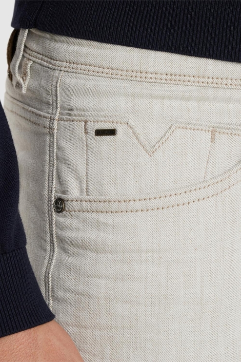 Vanguard beige heren broek | Close up