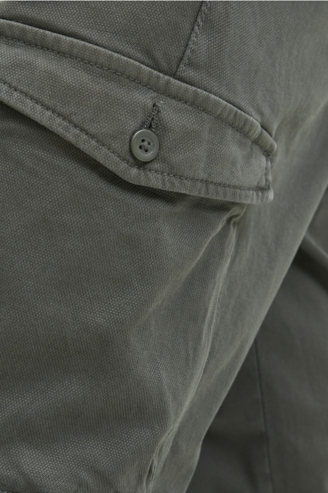 Jack & Jones groene heren broek | Close up