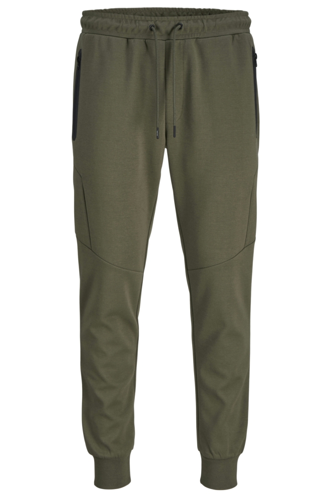 Jack & Jones groene heren broek | Vooraanzicht
