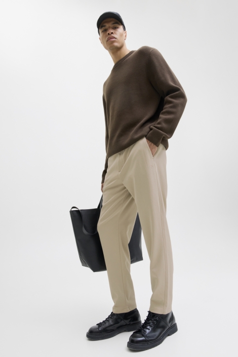 Jack & Jones beige heren broek | Model