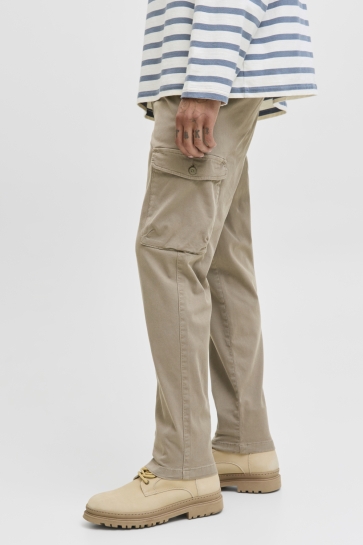 Jack & Jones JPSTACE ARTHUR DOBBY CARGO SN 12282388 Brindle