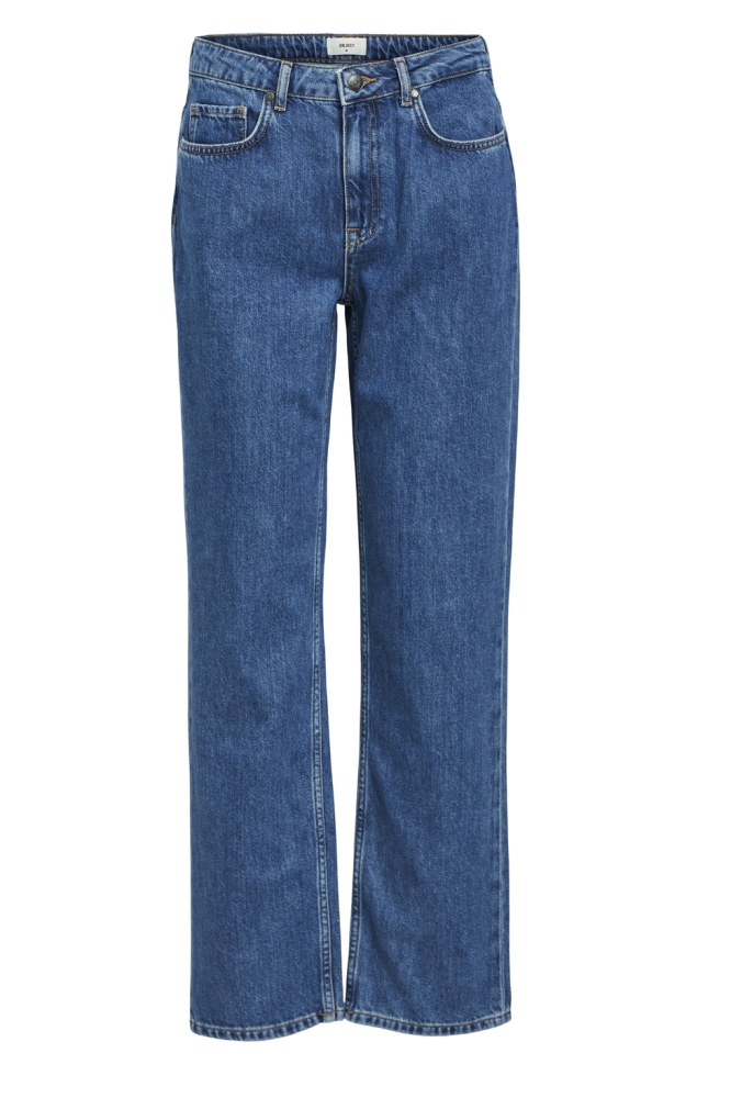 Object blauwe dames jeans | Vooraanzicht