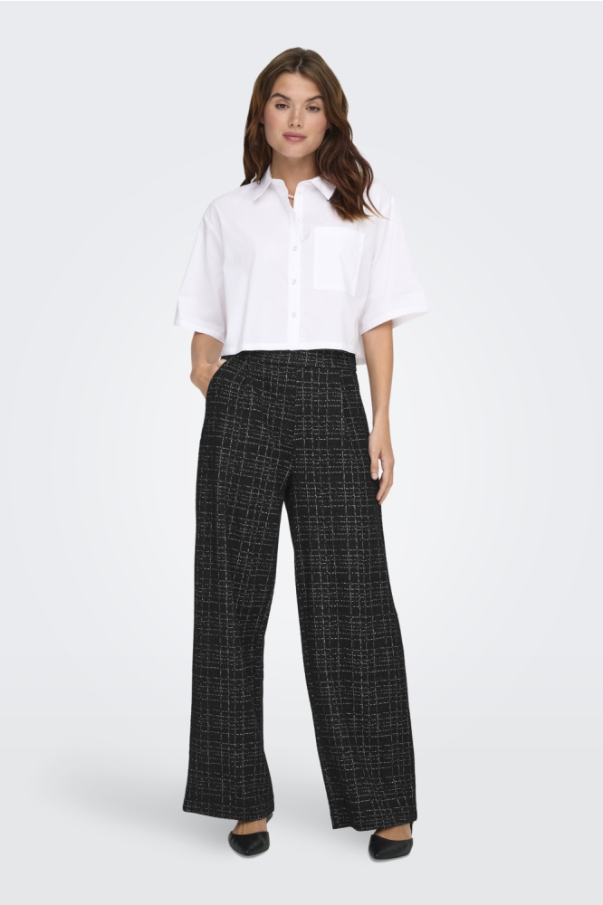 Jacqueline de Yong zwarte dames broek | Model