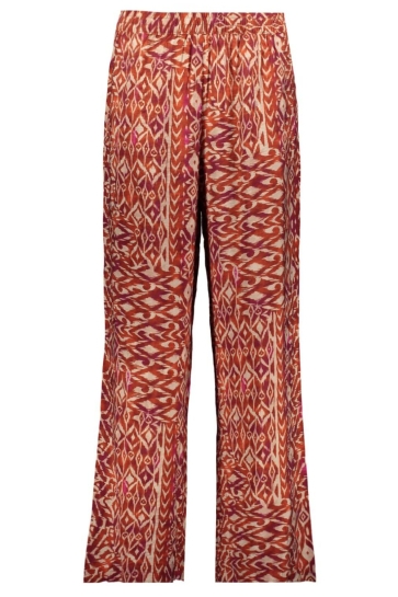 Jacqueline de Yong Broek JDYIVY LIFE MW WIDE PANT WVN 15355415 Tapioca/ARABIAN SPICE