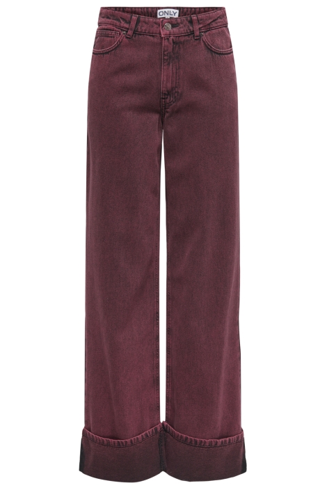 Only bordeaux dames jeans | Vooraanzicht
