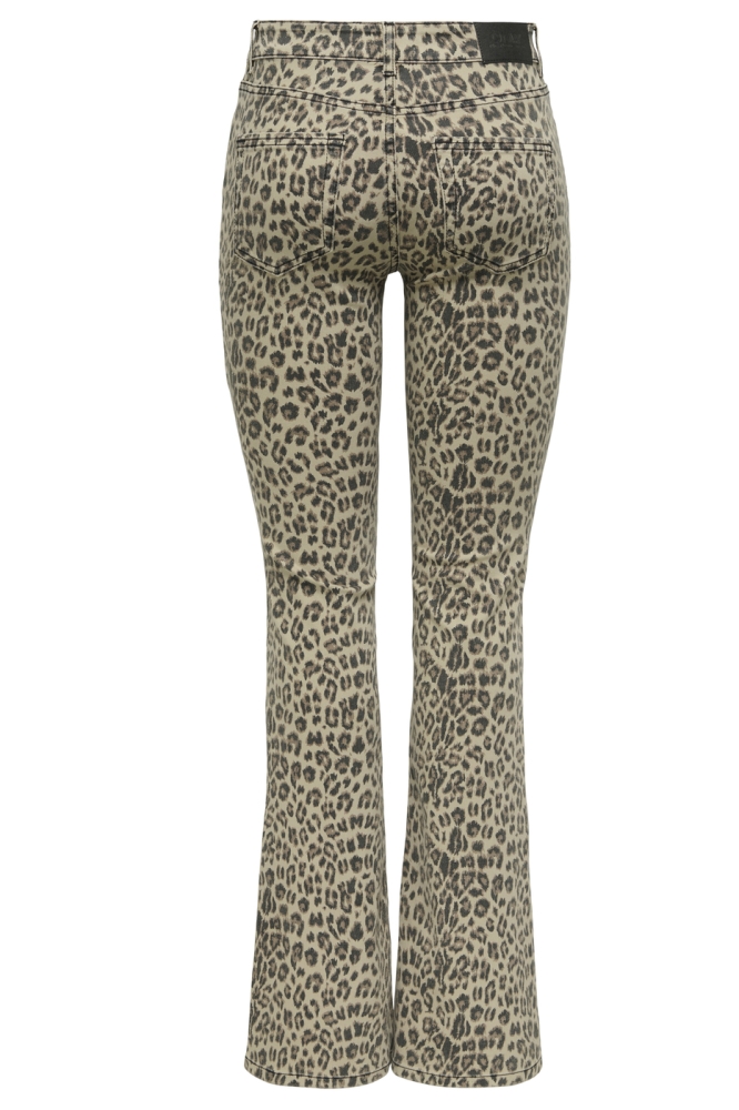 Only beige dames jeans | Achteraanzicht