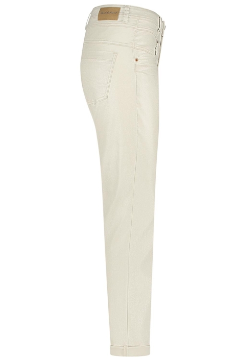 Red Button ecru dames jeans | Zijaanzicht