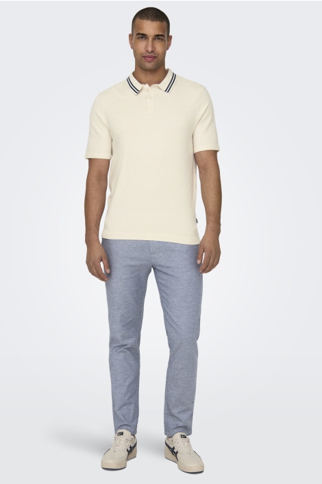 Only & Sons blauwe heren broek | Model