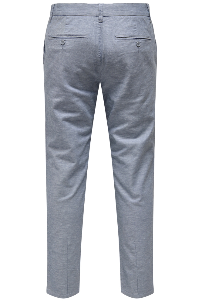 Only & Sons blauwe heren broek | Achteraanzicht