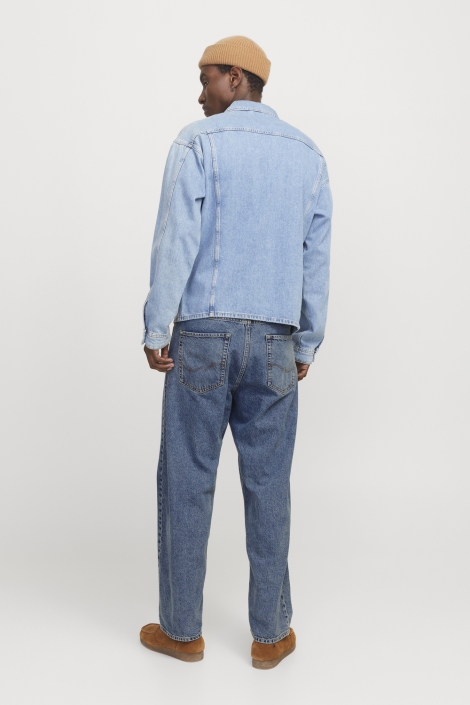 Jack & Jones blauwe heren jeans | Model achteraanzicht