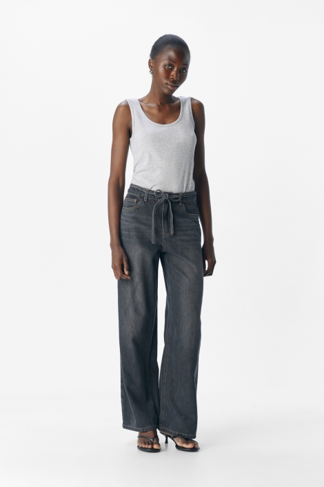 Object grijze dames jeans | Model