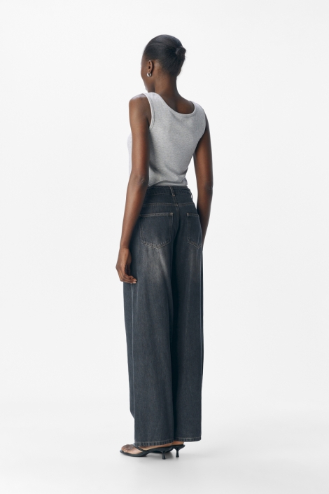 Object grijze dames jeans | Model