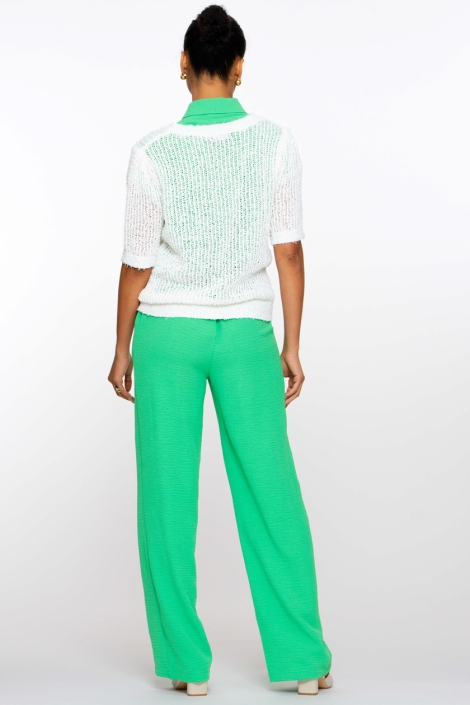 Geisha groene dames broek | Model