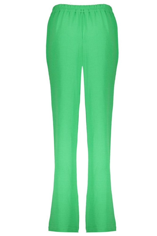 Geisha groene dames broek | Achteraanzicht