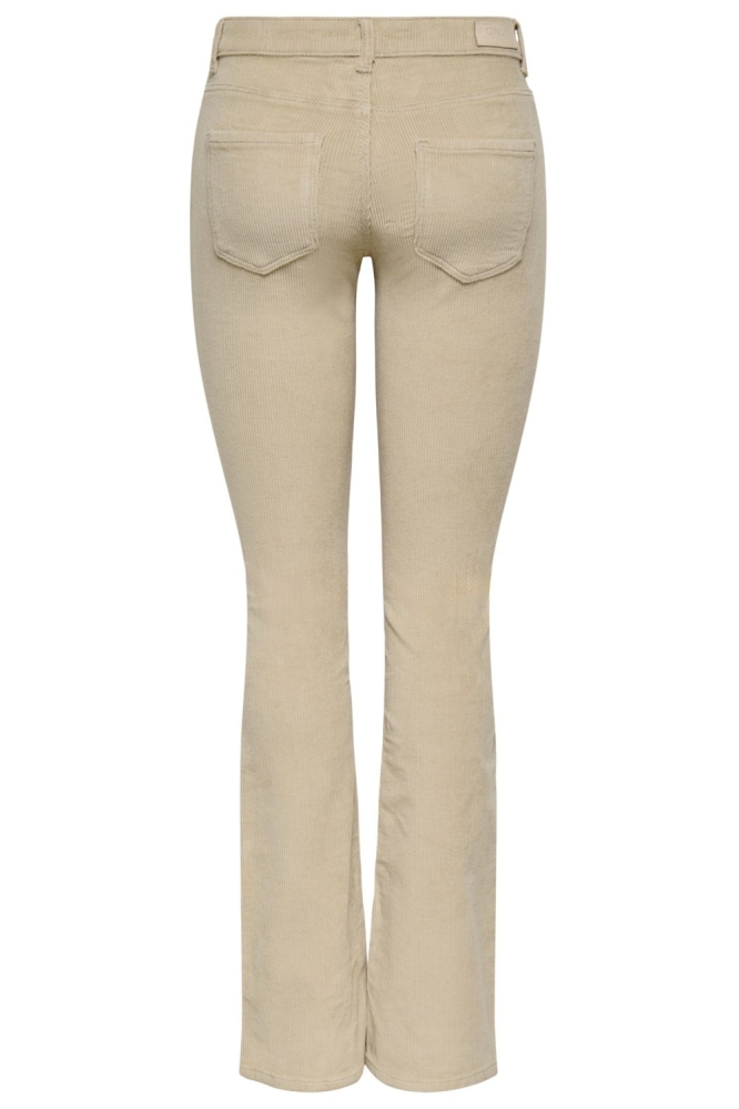 Only beige dames broek | Achteraanzicht
