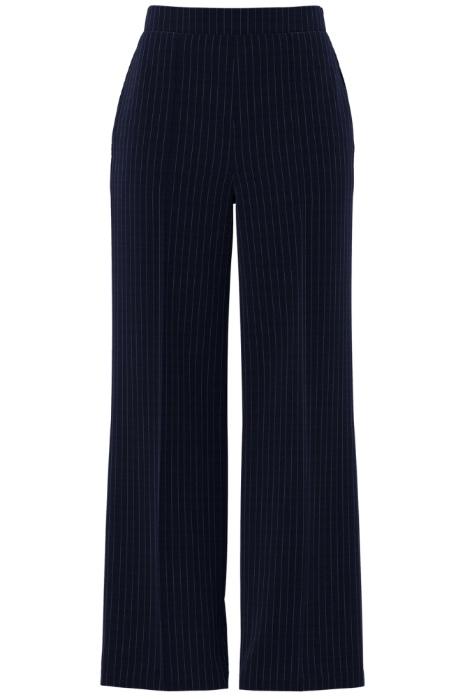 Pieces blauwe dames broek | Vooraanzicht