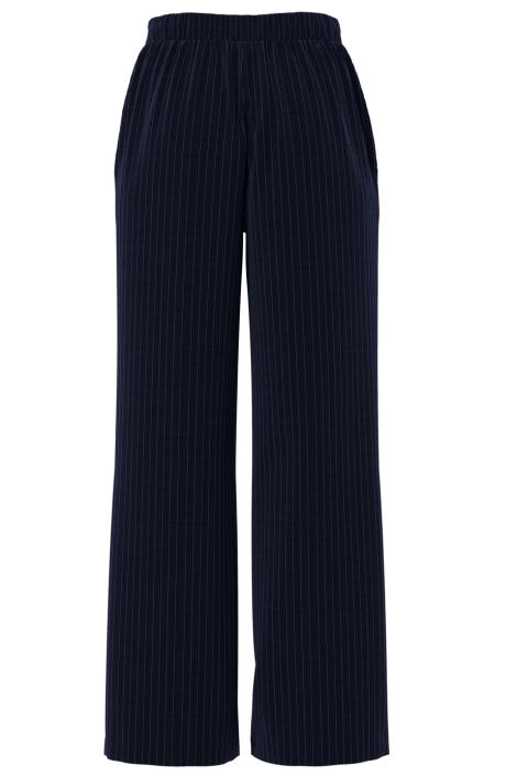 Pieces blauwe dames broek | Achteraanzicht