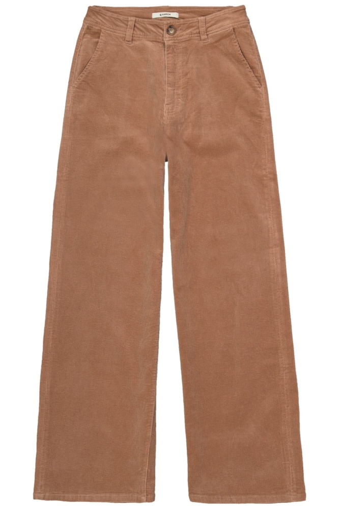 Garcia bruine dames broek | Vooraanzicht