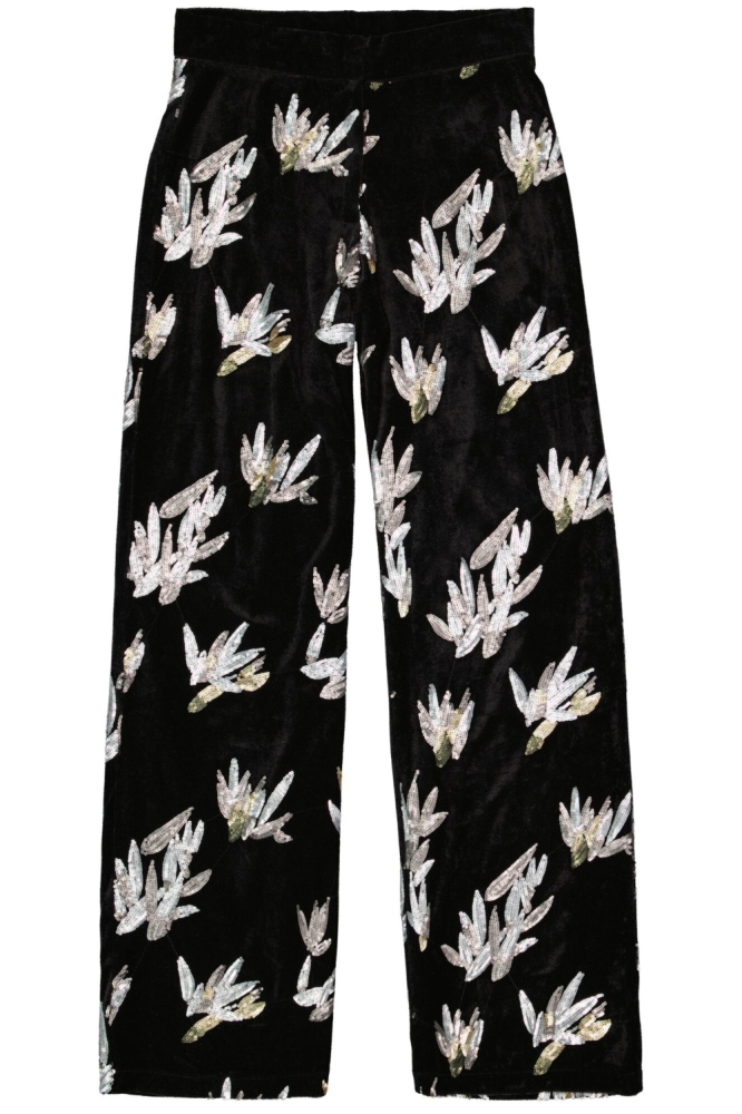 Garcia zwarte dames broek | Vooraanzicht