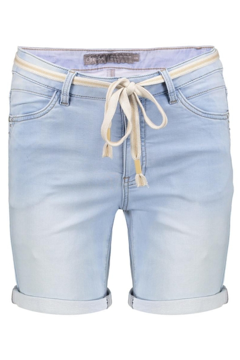 Geisha blauwe dames korte broek | Vooraanzicht