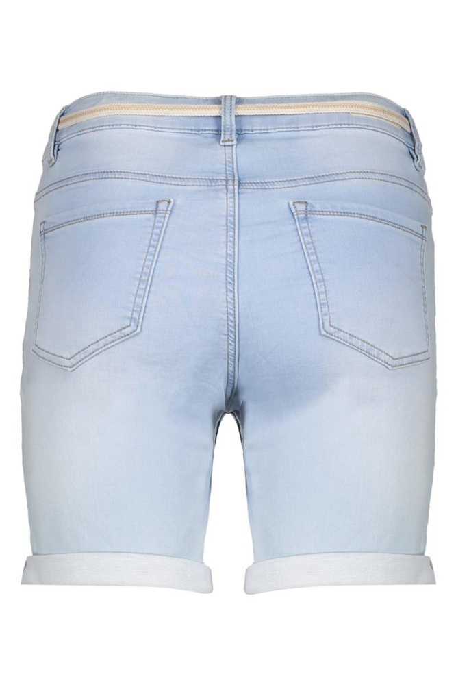 Geisha blauwe dames korte broek | Achteraanzicht