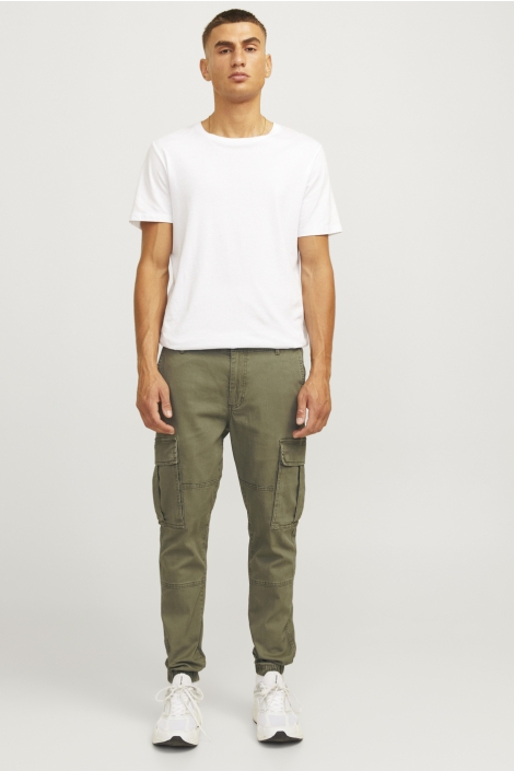 JJ Rebel groene heren broek | Model