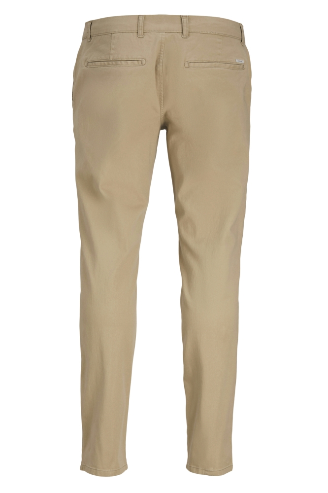 JJ Rebel beige heren broek | Achteraanzicht